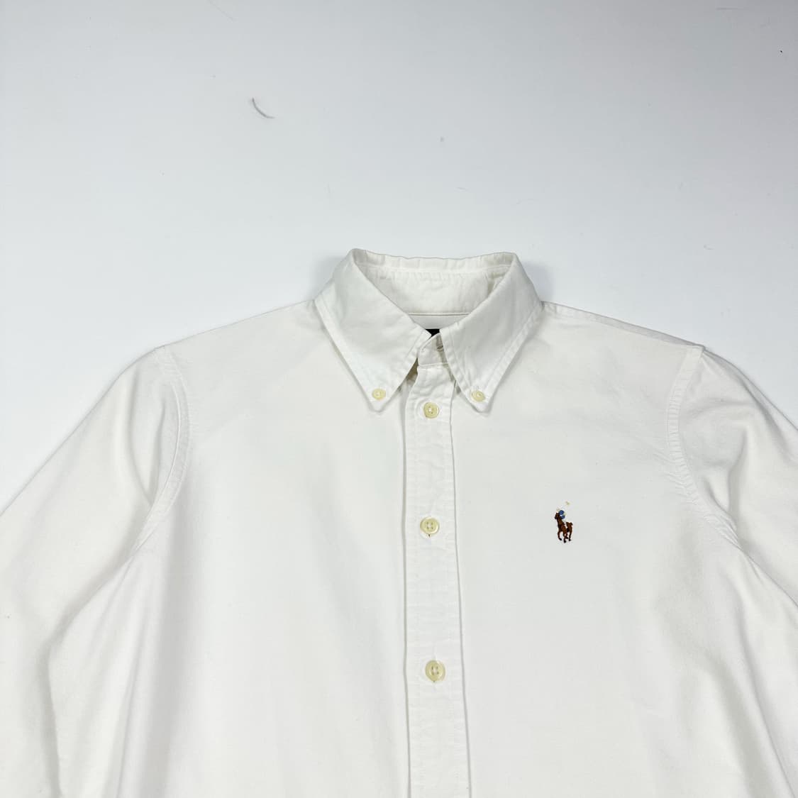 폴로 랄프로렌 여성 커스텀핏 옥스포드 셔츠 화이트 여성S 상품이미지2