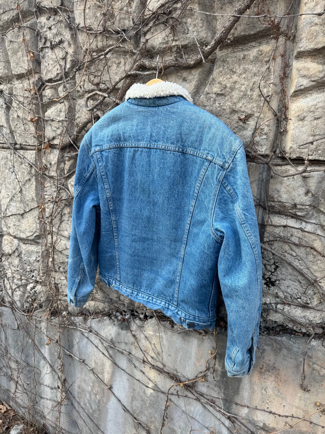 70s 리바이스 빈티지 레드탭 쉐르파 웨스턴 데님 트러커 자켓 상품이미지4