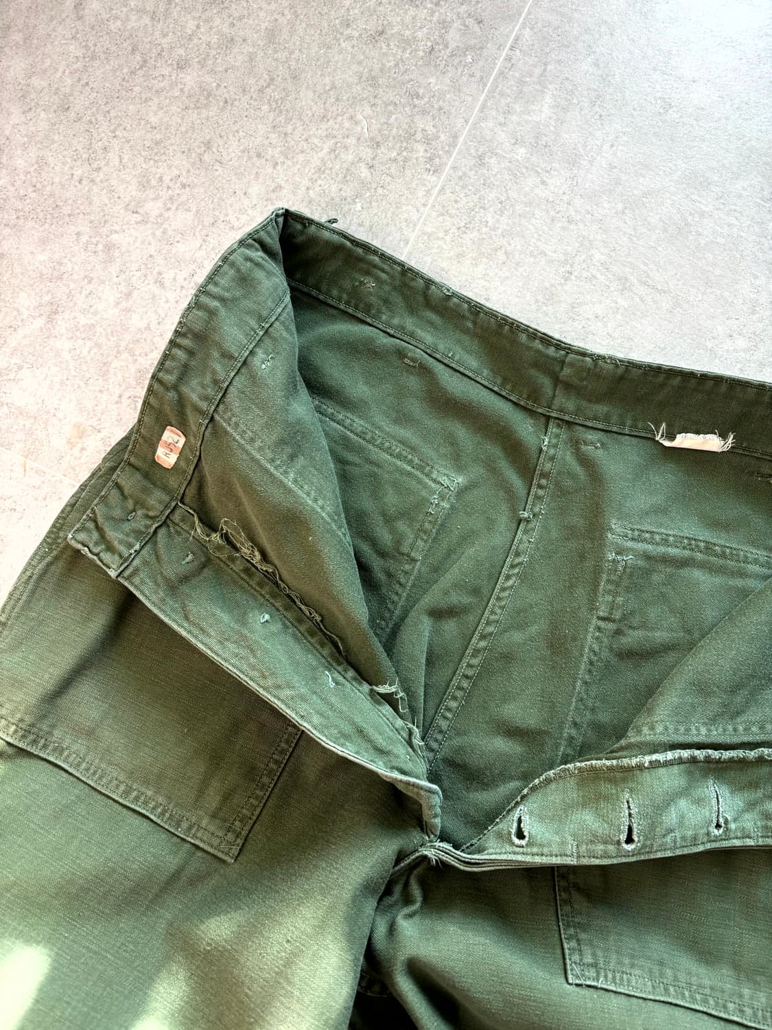 Early 60's 미군 OG 107 퍼티그 팬츠 M(30~32) 상품이미지4