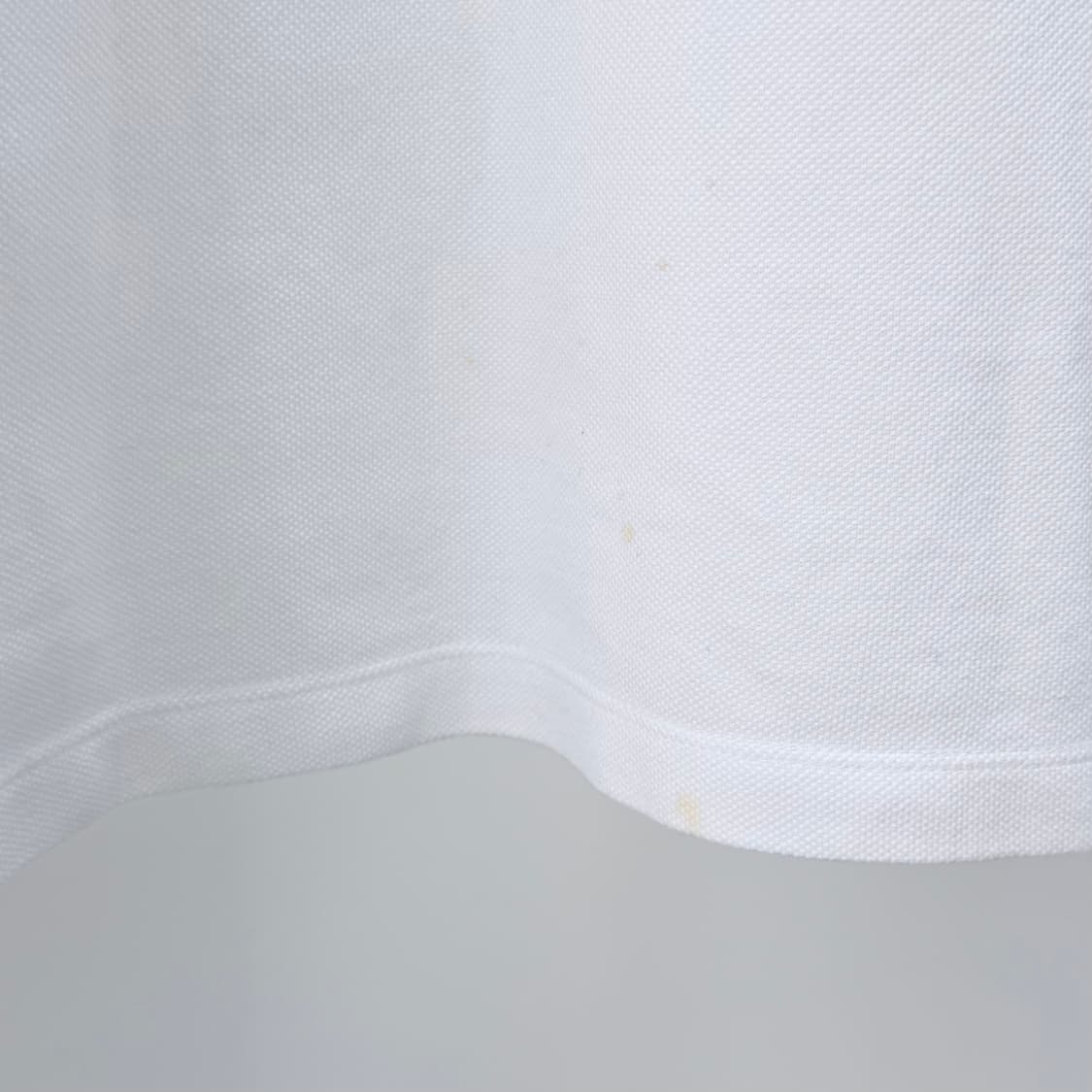 [A급/2XL] 미우미우 코튼 피게 폴로 반팔 카라티 화이트 상품이미지8