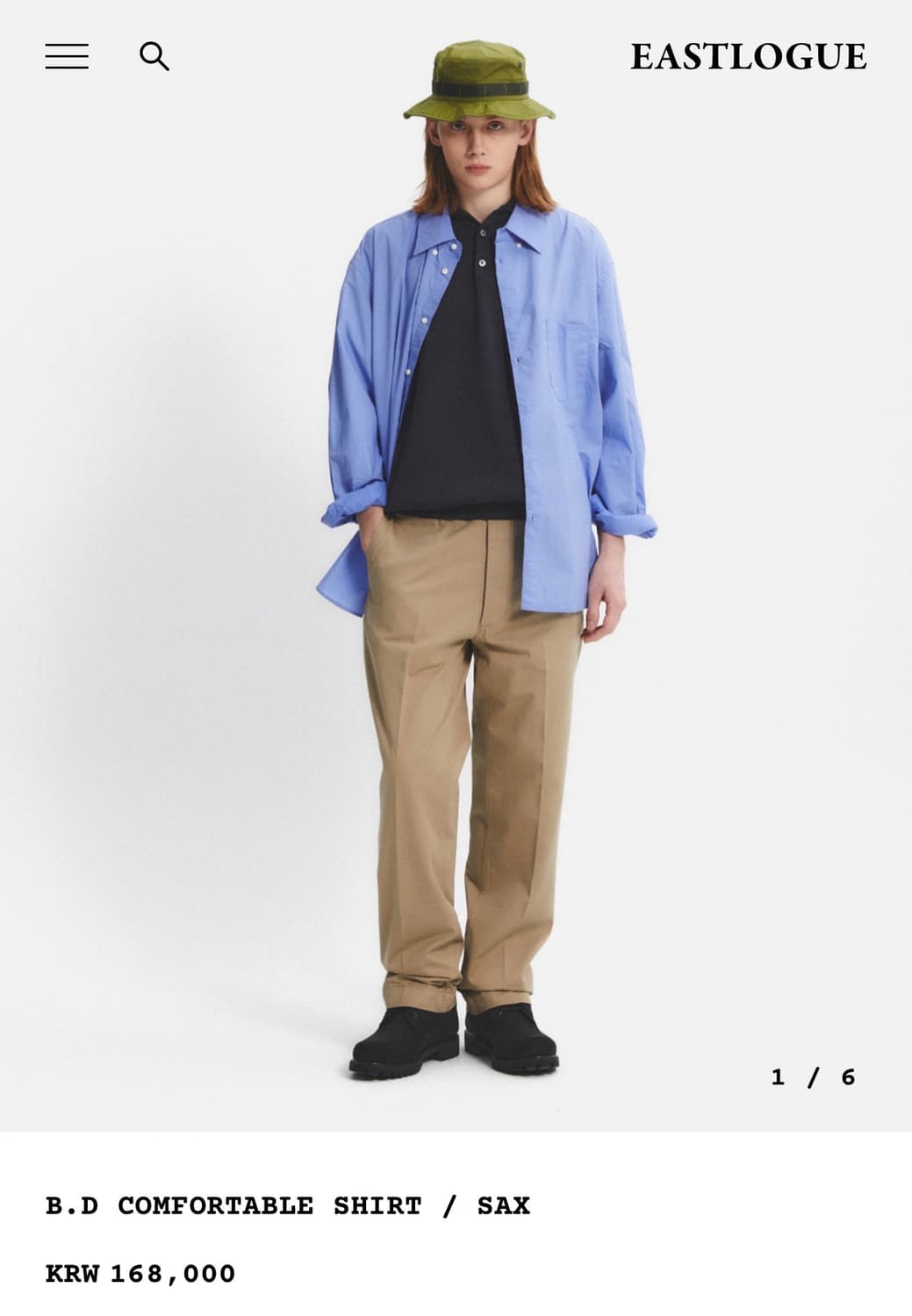 [XL] 이스트로그 퍼머넌트 BD 컴포터블 셔츠 삭스 상품이미지3