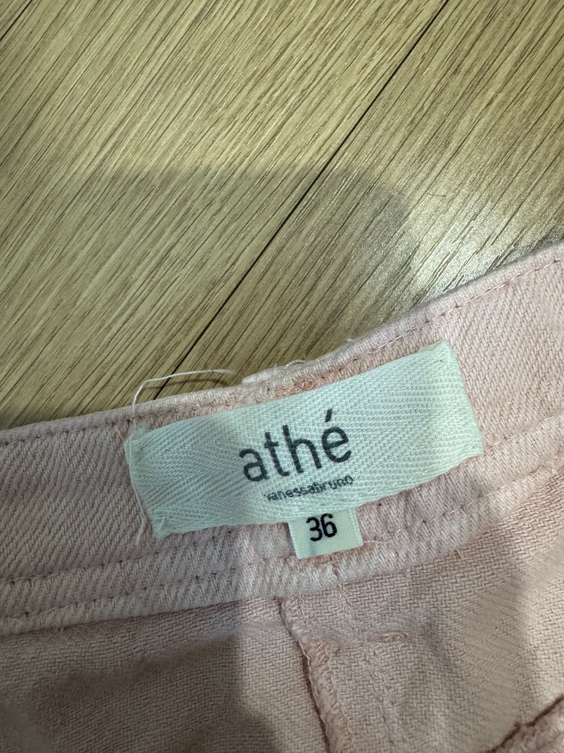 athe 아떼바네사브루노 핑크 데님 팬츠 상품이미지6