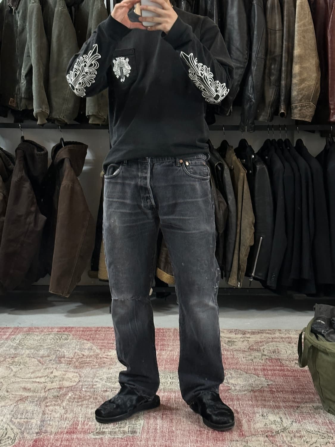 리바이스 501 블랙 하드 페이딩 상품이미지2