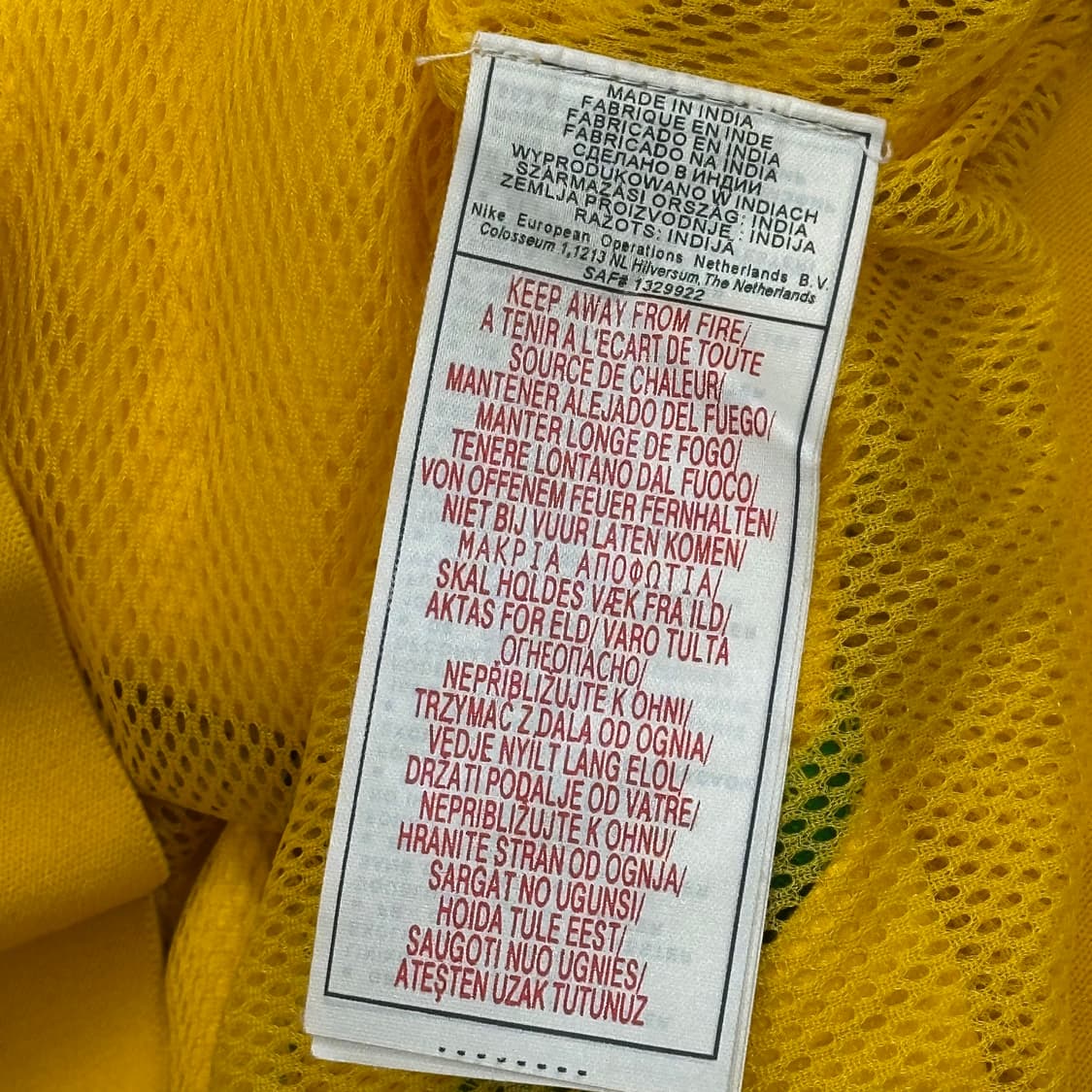 XL 나이키 빈티지 셀틱 FC 옐로우 바람막이 상품이미지5