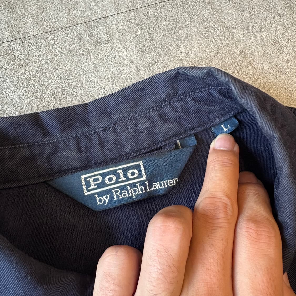 폴로 정품 네이비 스윙톱 자켓 상품이미지4