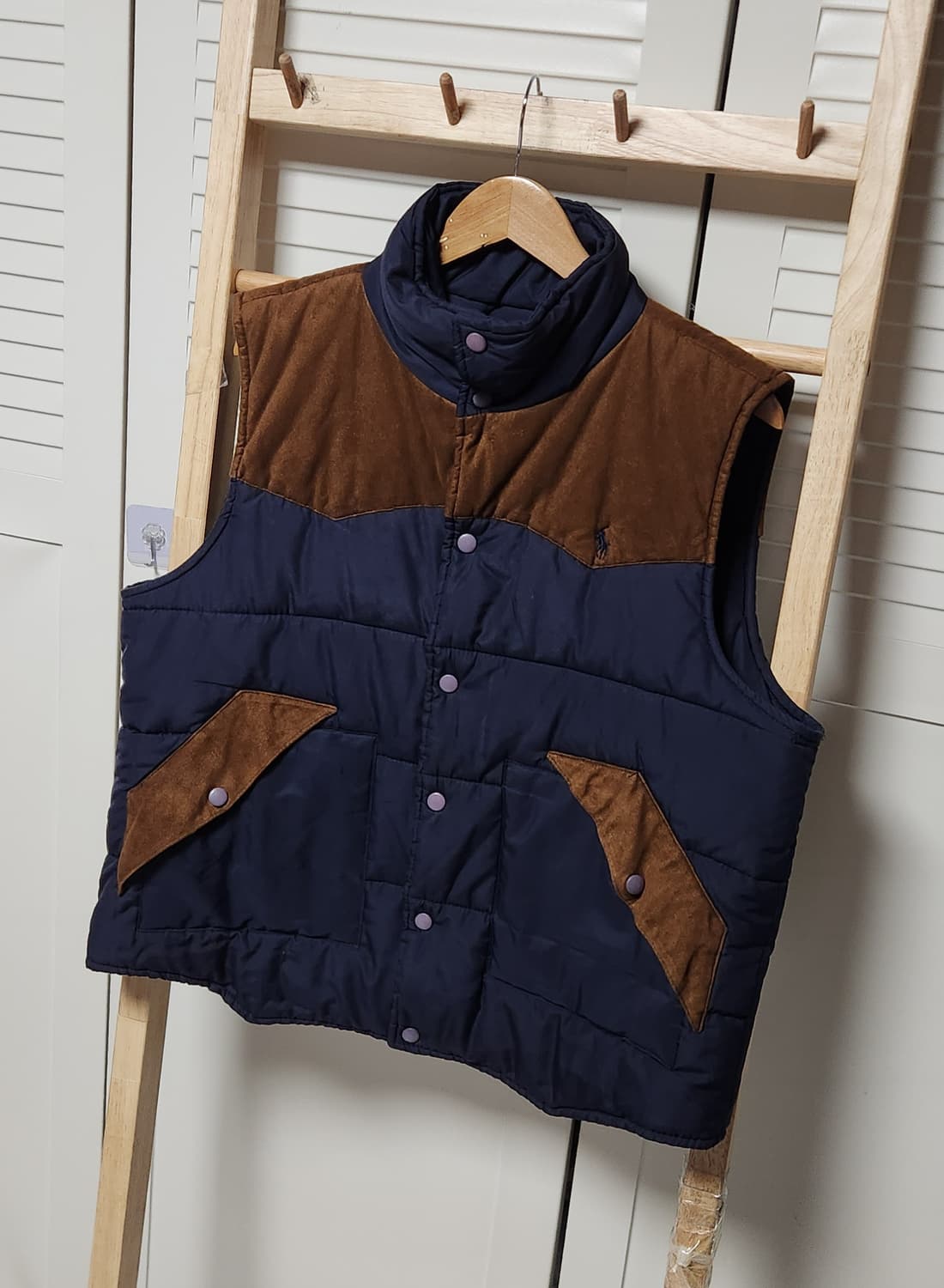 폴로 랄프로렌 벨벳 조끼 패딩 자켓 상품이미지1