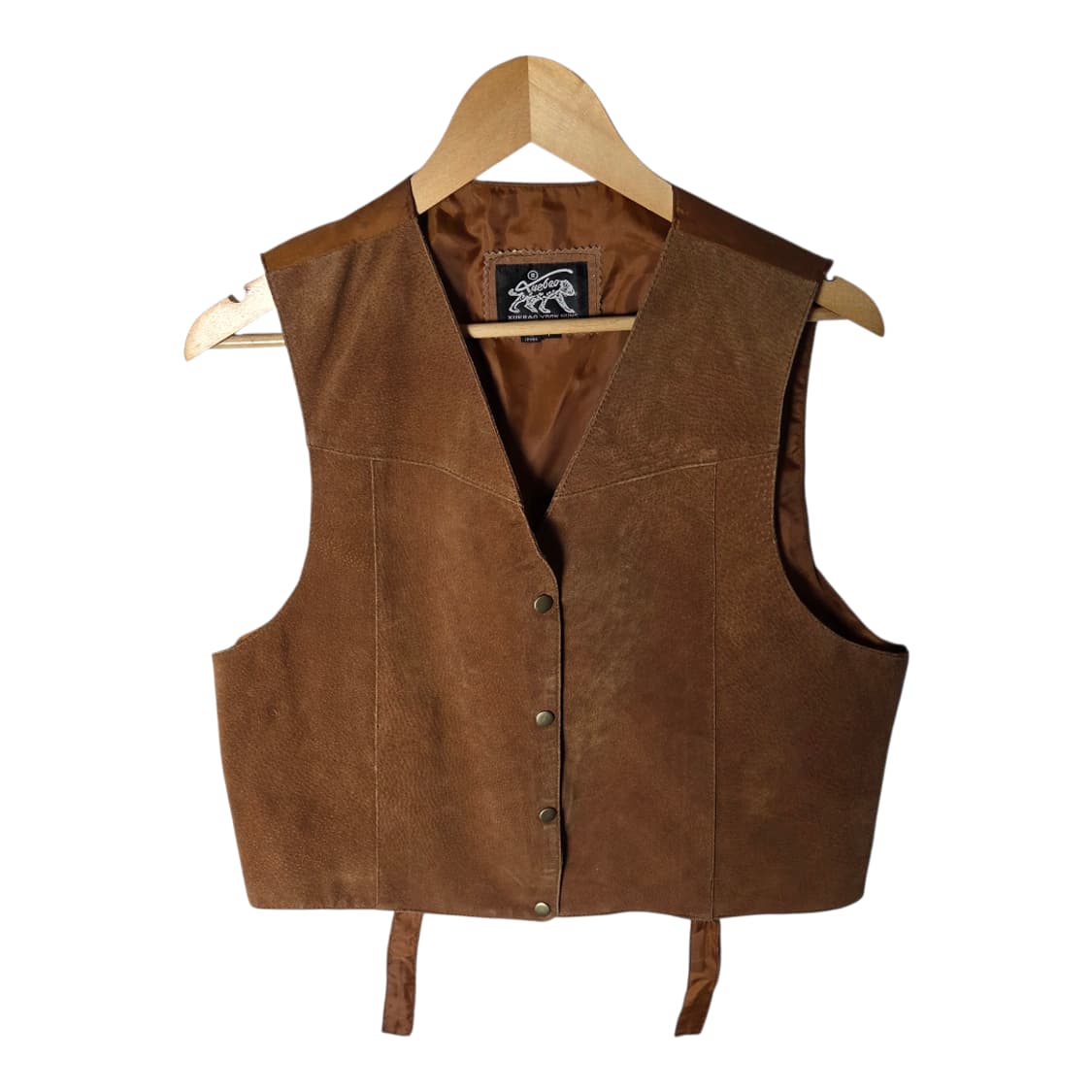 [JPN] 빈티지 돈피 스웨이드 레더 베스트 상품이미지1