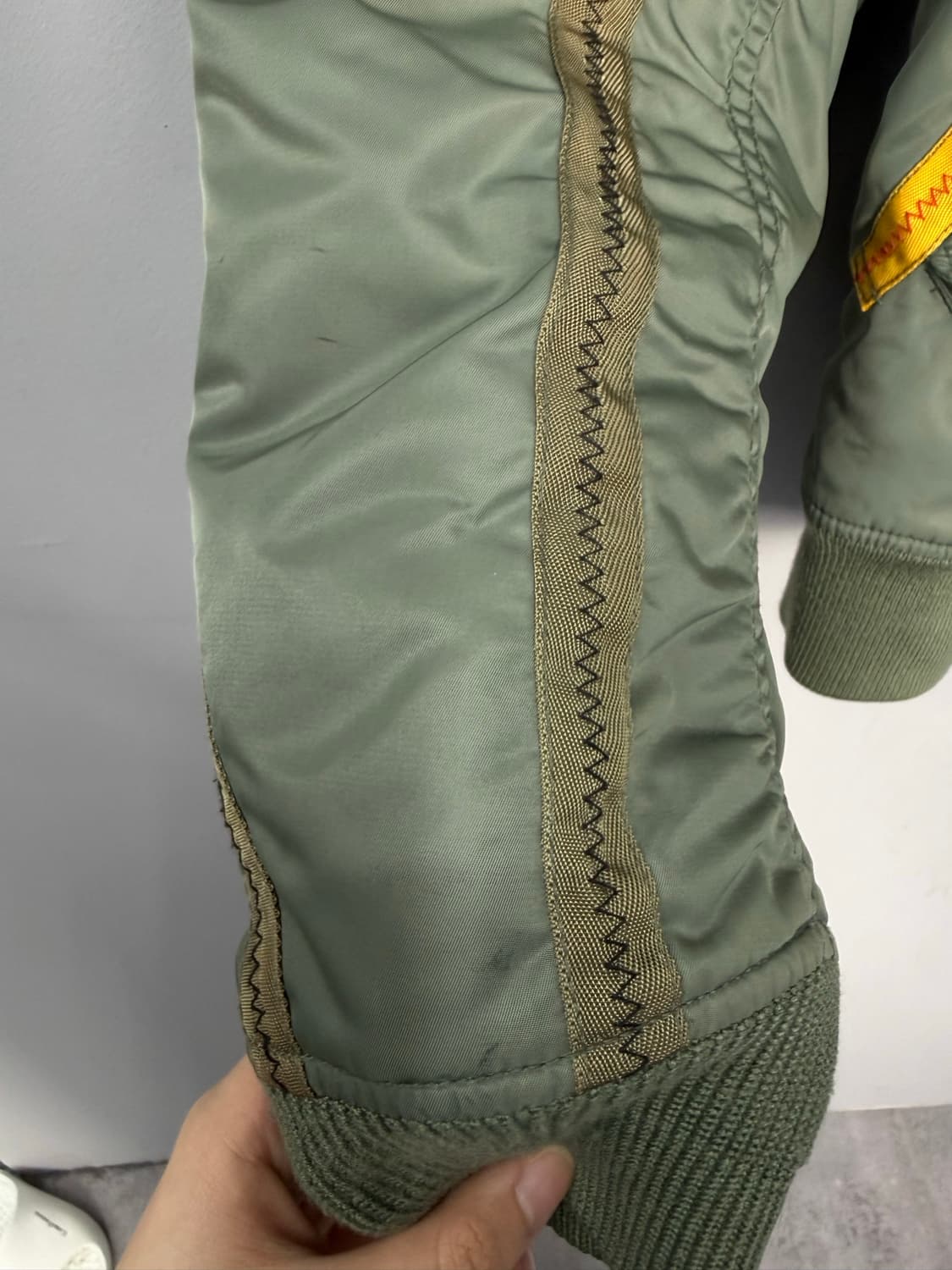 엑스톤즈 MA-1 카키 항공점퍼 H2968 상품이미지9
