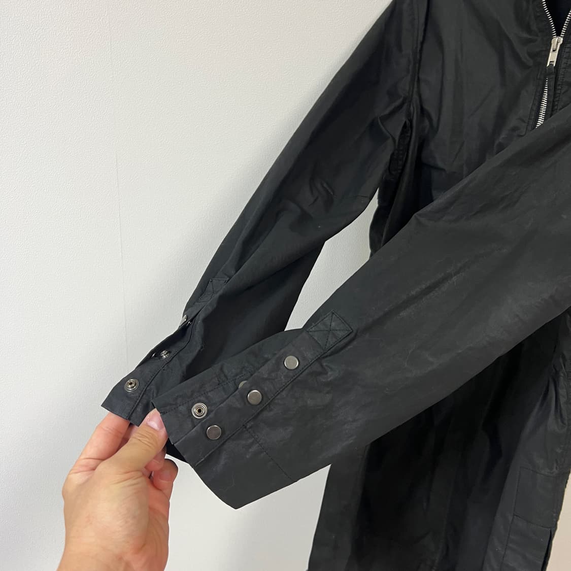 릭오웬스 15SS "FAUN" 뒷면 자수 앞 지퍼 풀오버 자켓 상품이미지5