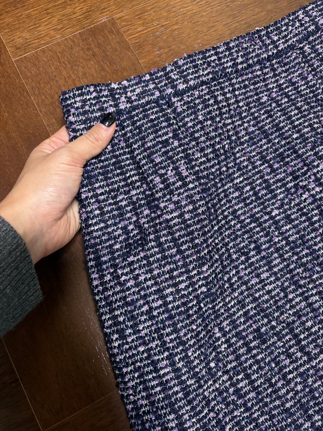 오르 울 트위드 스커트 상품이미지2