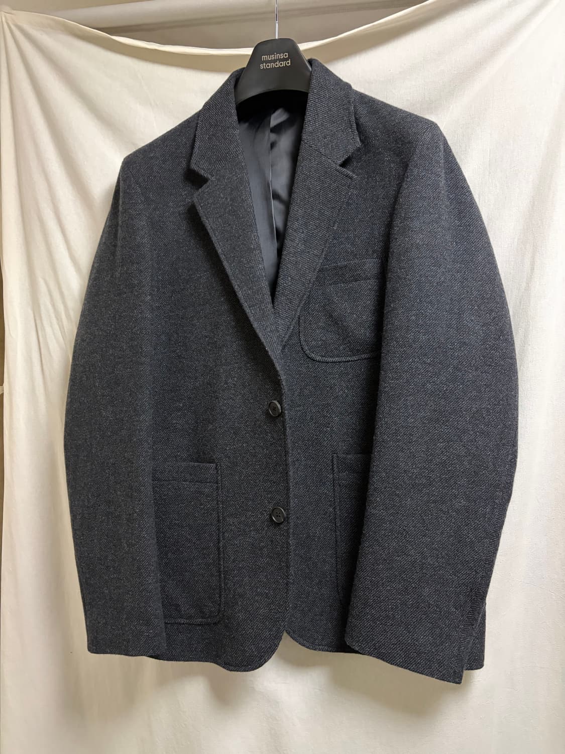 [M/30]무탠다드 셋업 차콜그레이 상품이미지2