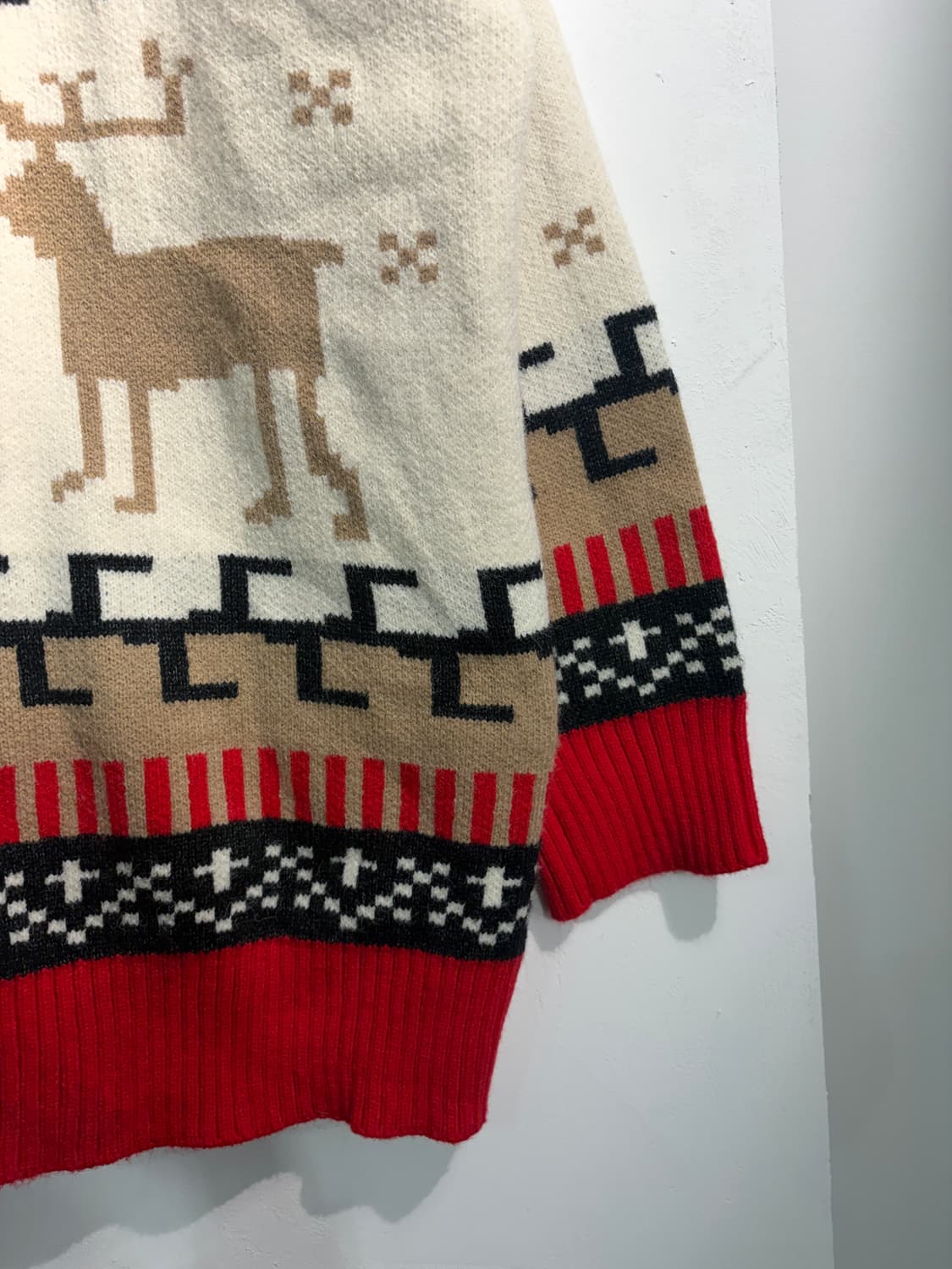 [L] U.S.A. 노르딕 니트 가디건 어글리스웨터 어글리니트 상품이미지10