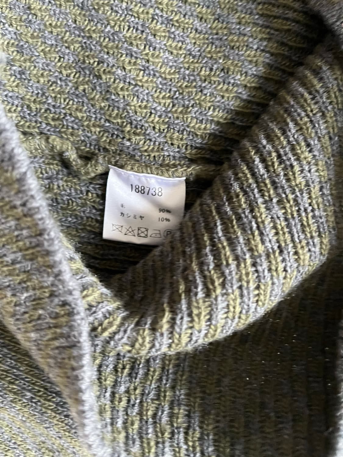 아틀리에 프란세 드 콩페시옹 캐시미어 숄카라 가디건 (100) 상품이미지7