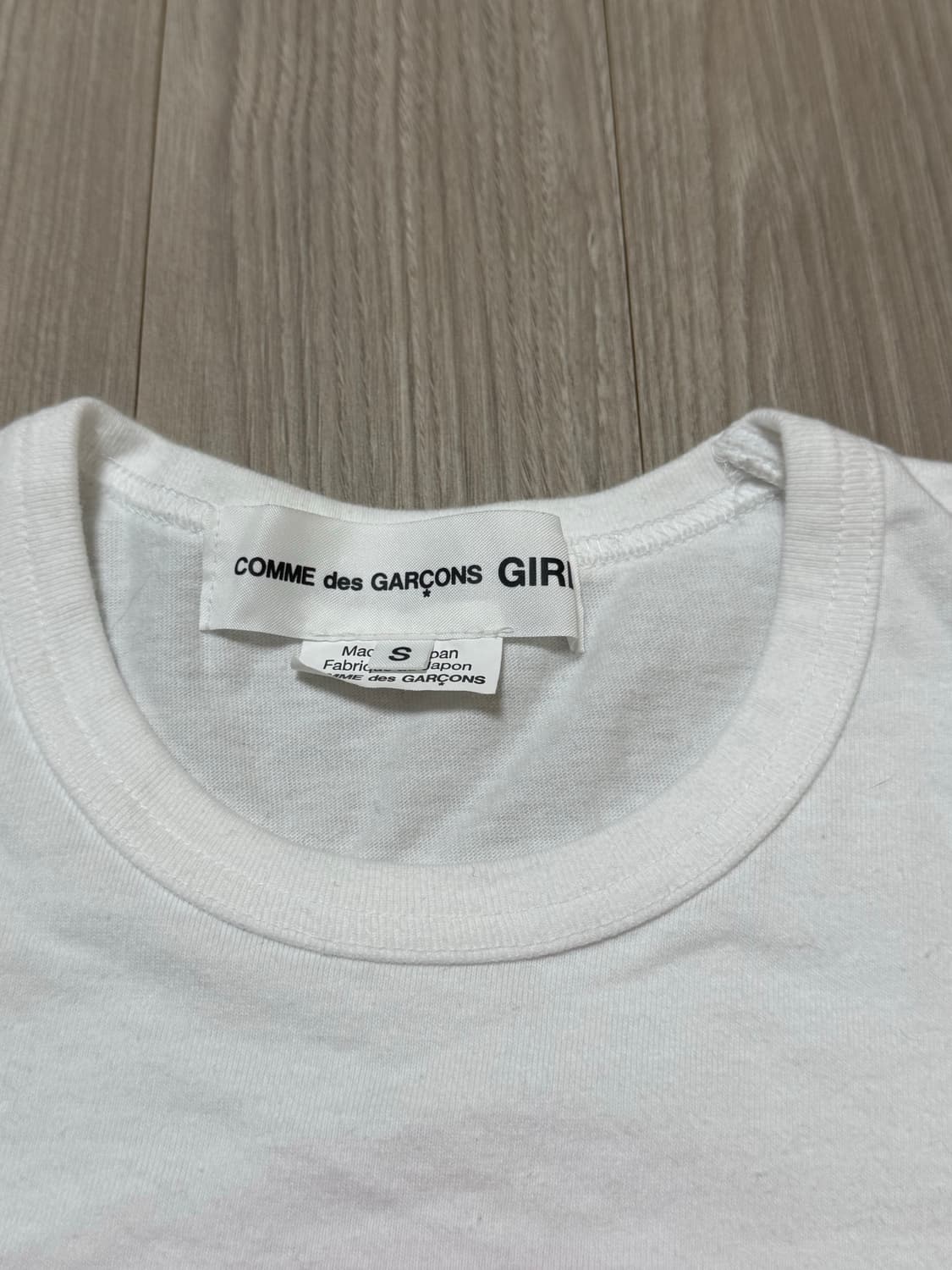 commedesgarcons girl big flower t-shirts 상품이미지2