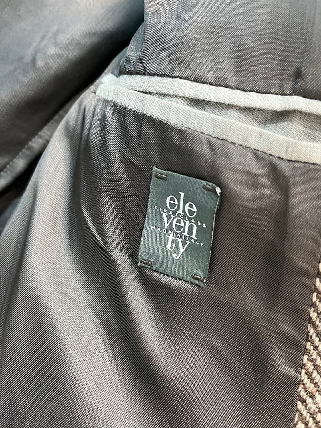 95-100) 일레븐티 이태리 헤링본 코트  상품이미지7