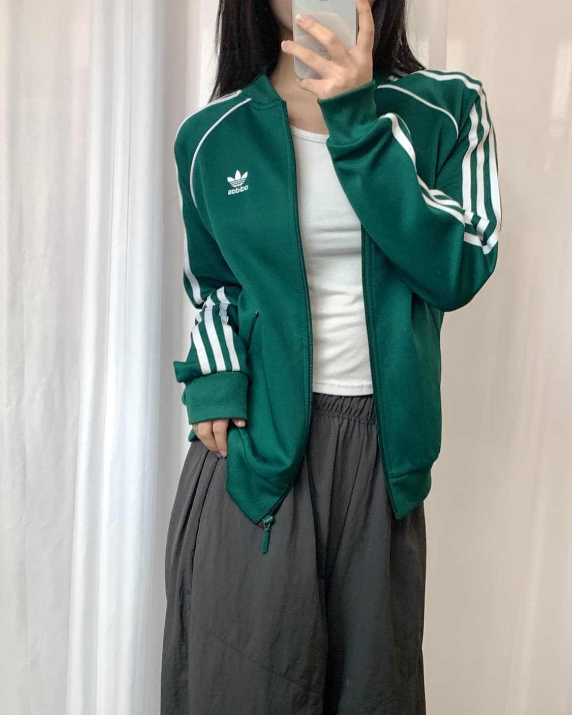 Adidas 아디다스 그린컬러 유넥 트랙탑 상품이미지7