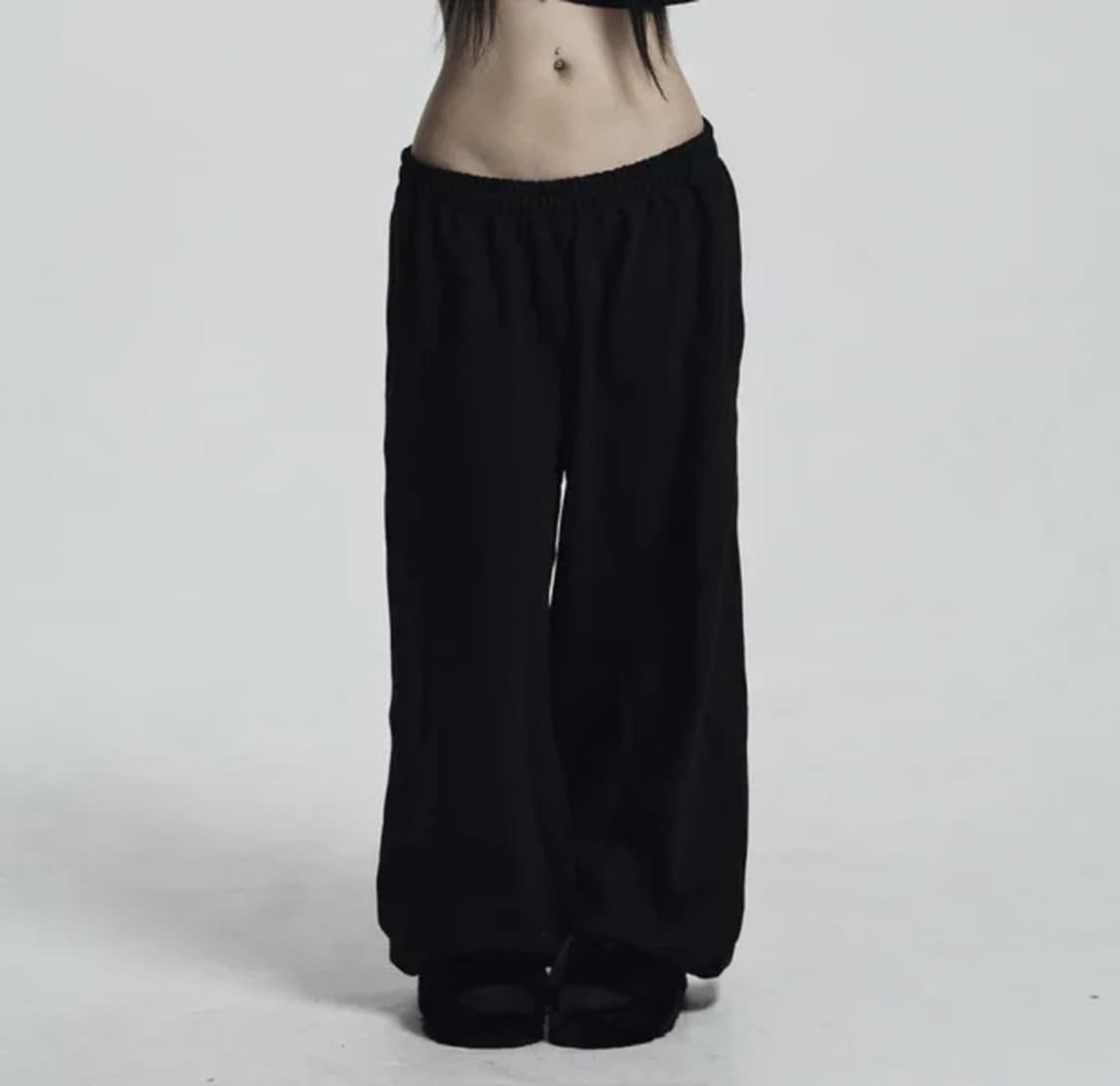 오도어 몰리 조거 팬츠 블랙 기모 1 상품이미지1