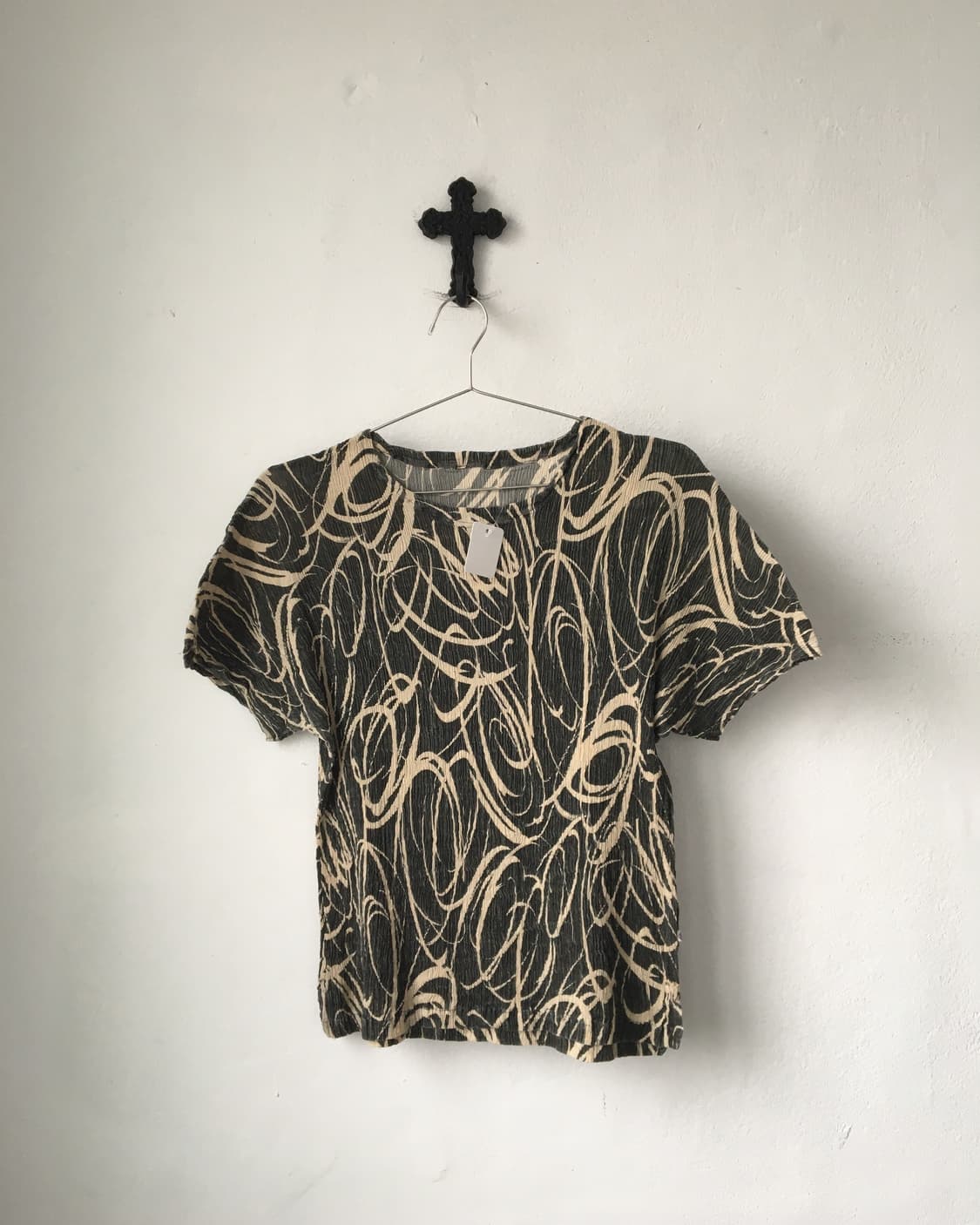 Pattern point pleats top 상품이미지2