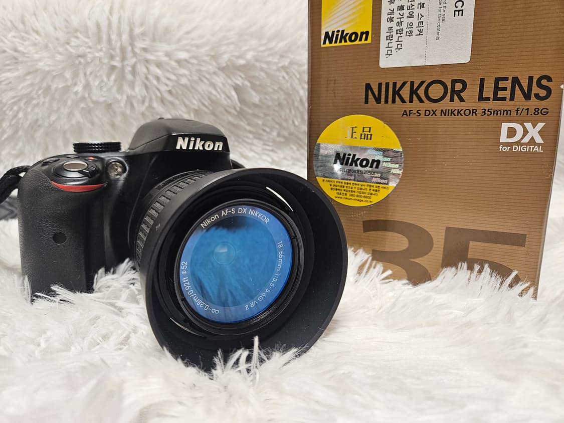 [민트급] 니콘 D3300 DSLR 번들+35mm f1.8 디카 상품이미지1