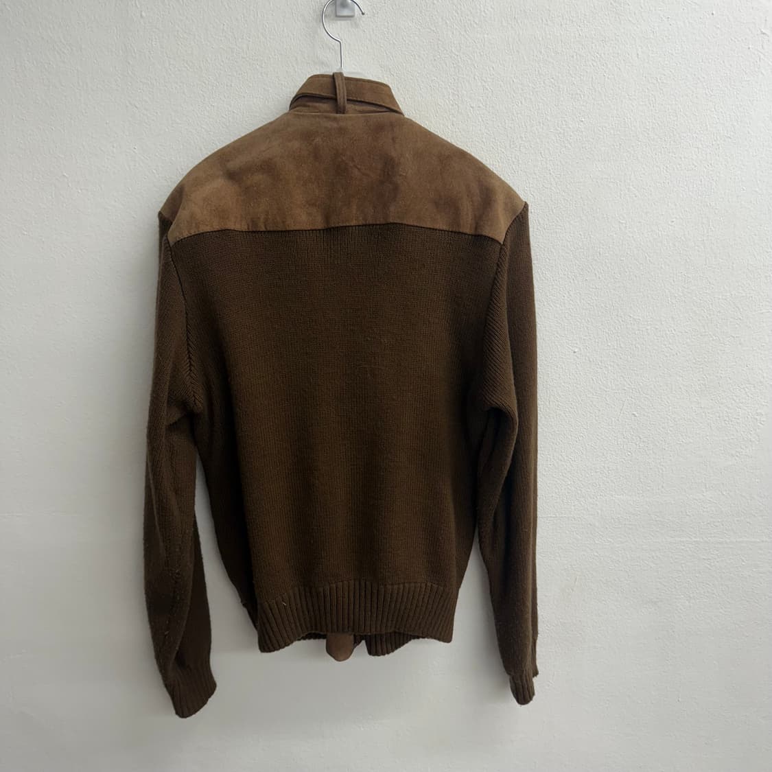 Repage vintage 스웨이드 카멜 집업 L 상품이미지3