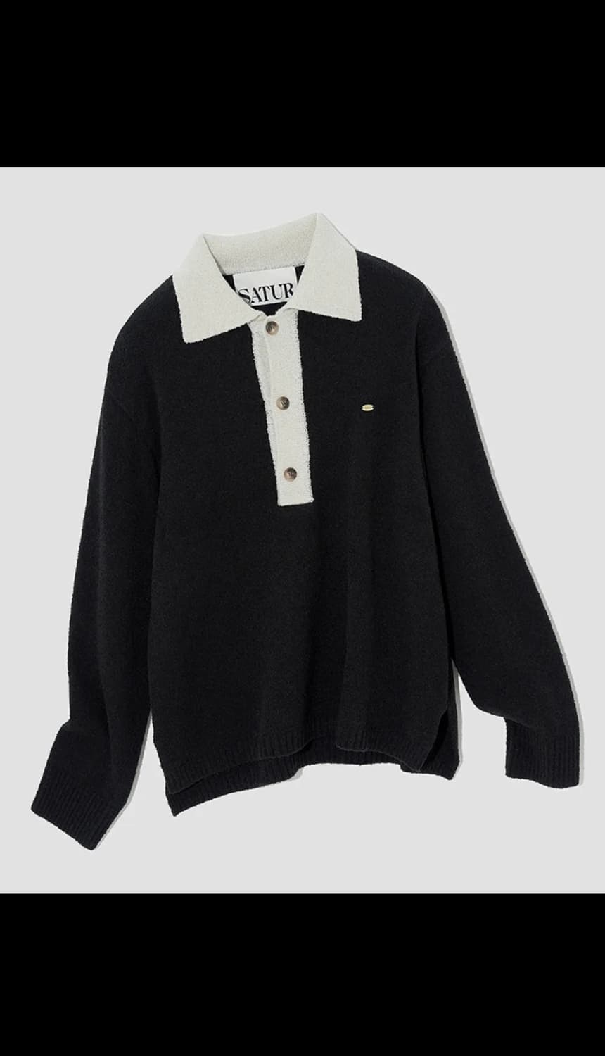 ❗️새상품❗️세터 울 부클 니트 satur 상품이미지1