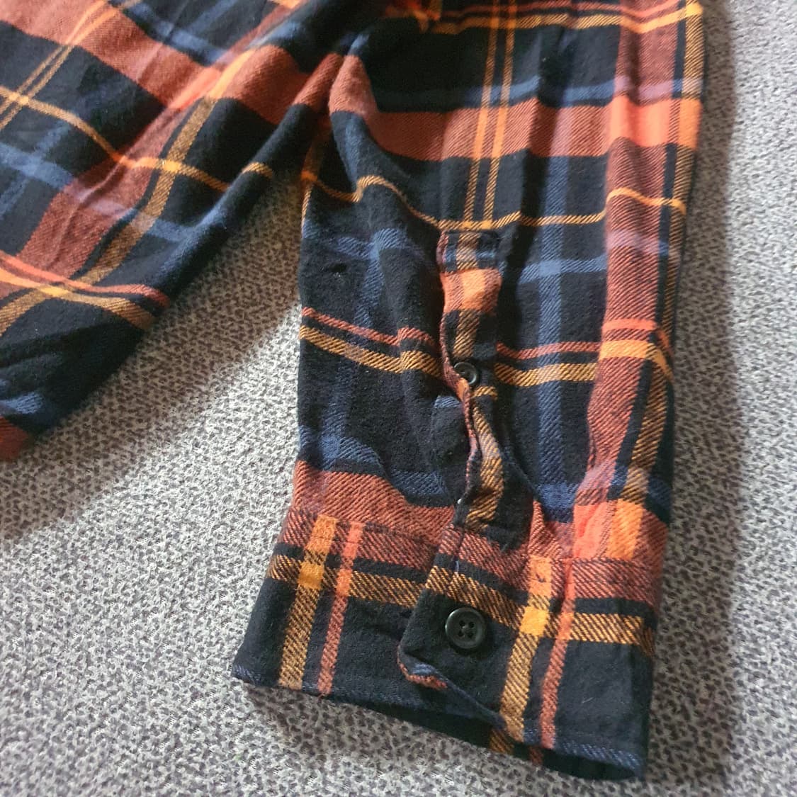 미국 수입 플란넬 체크 후드 셔츠 no.10 상품이미지8