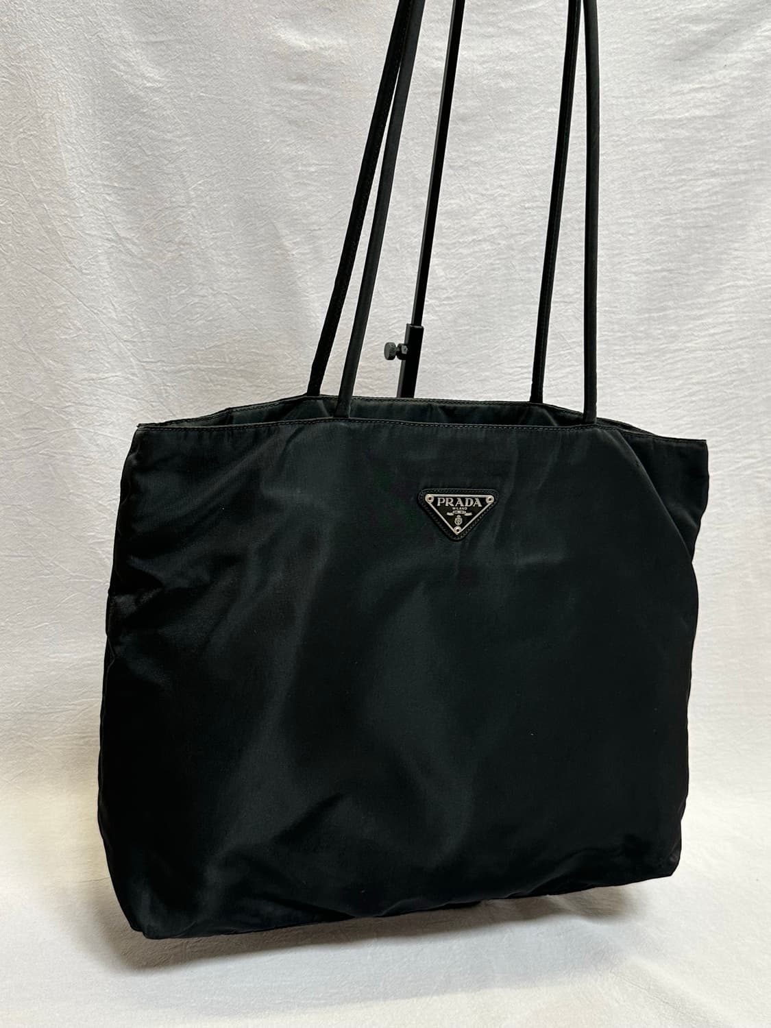 프라다 블랙 토트백 나일론 포코노 숄더백 상품이미지3