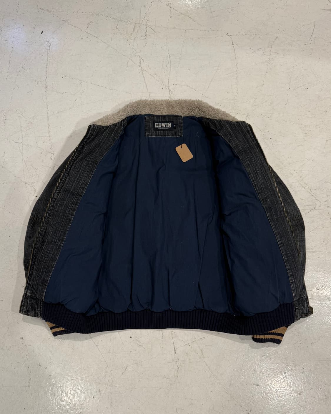 EDWIN 여성 데님 쉐르파 점퍼 상품이미지4
