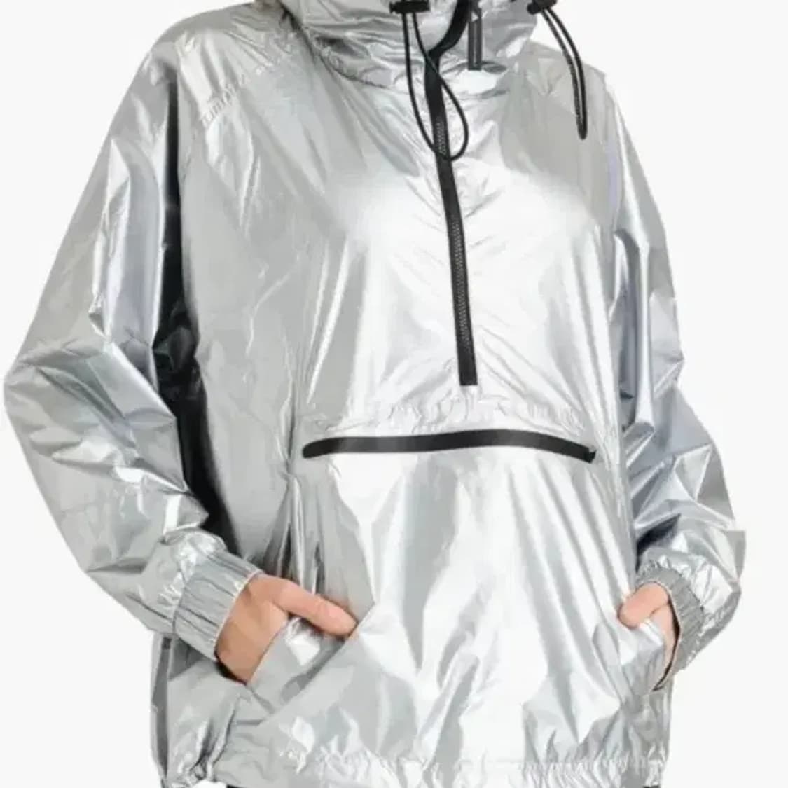 아디다스 스텔라맥카트니 실버 메탈릭 아노락 55반 상품이미지1
