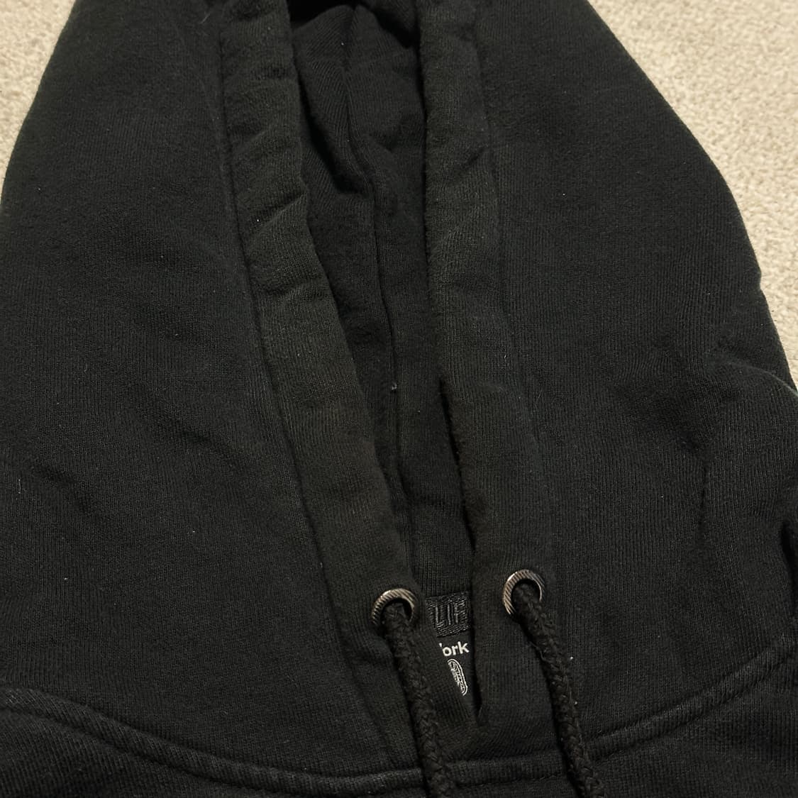 라이프워크 W 빅로고 레이어드 후드 상품이미지8