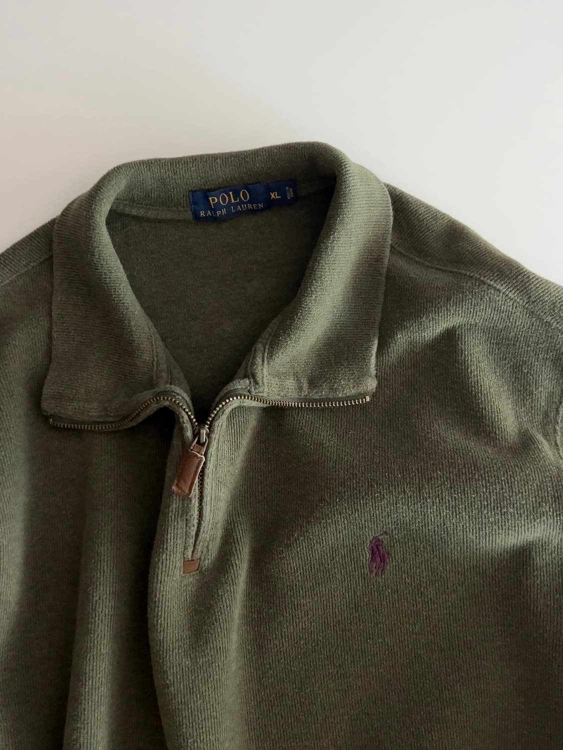 폴로 랄프로렌 하프집업 니트 XL 상품이미지5