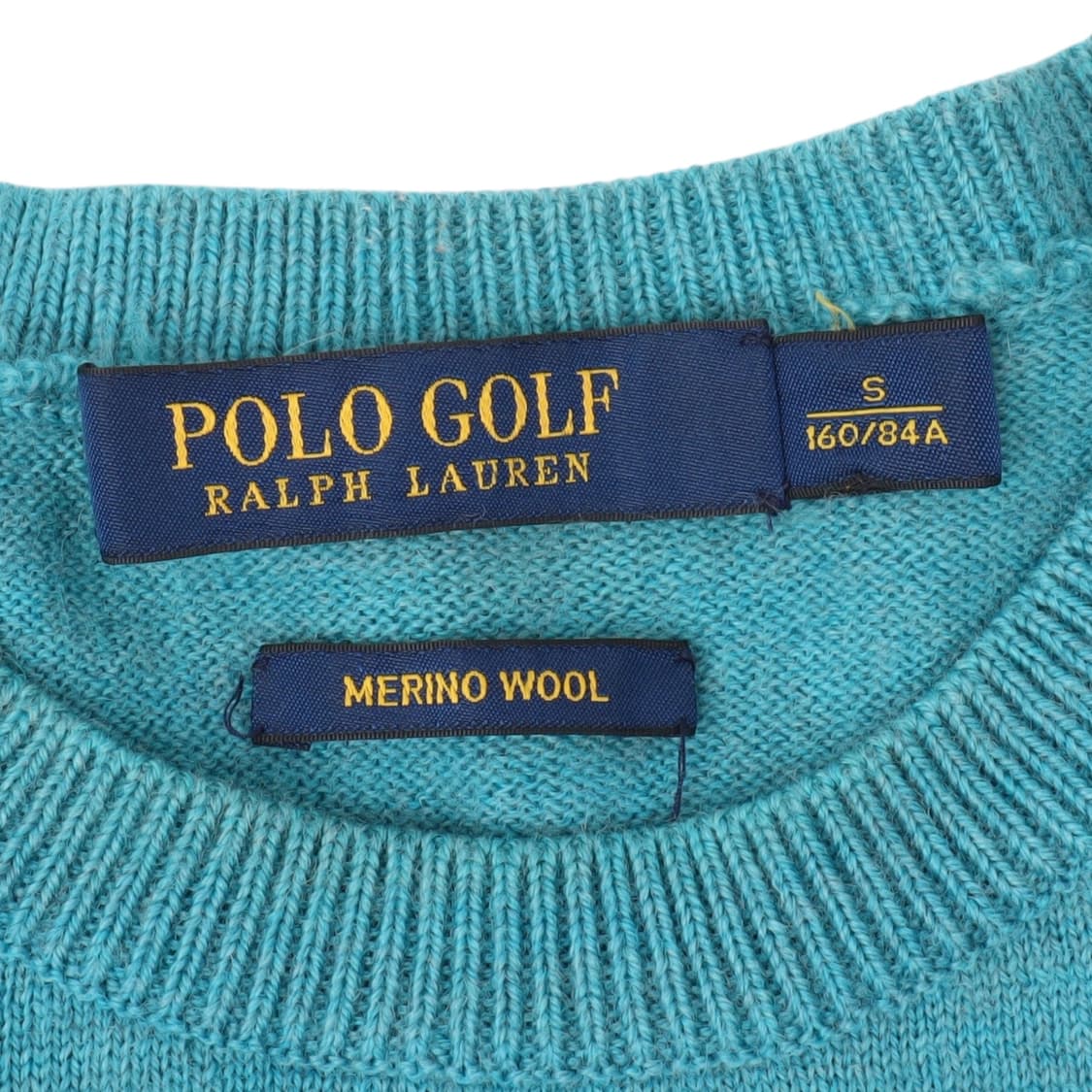 폴로 랄프로렌 에메랄드 블루 메리노울 니트 상품이미지8
