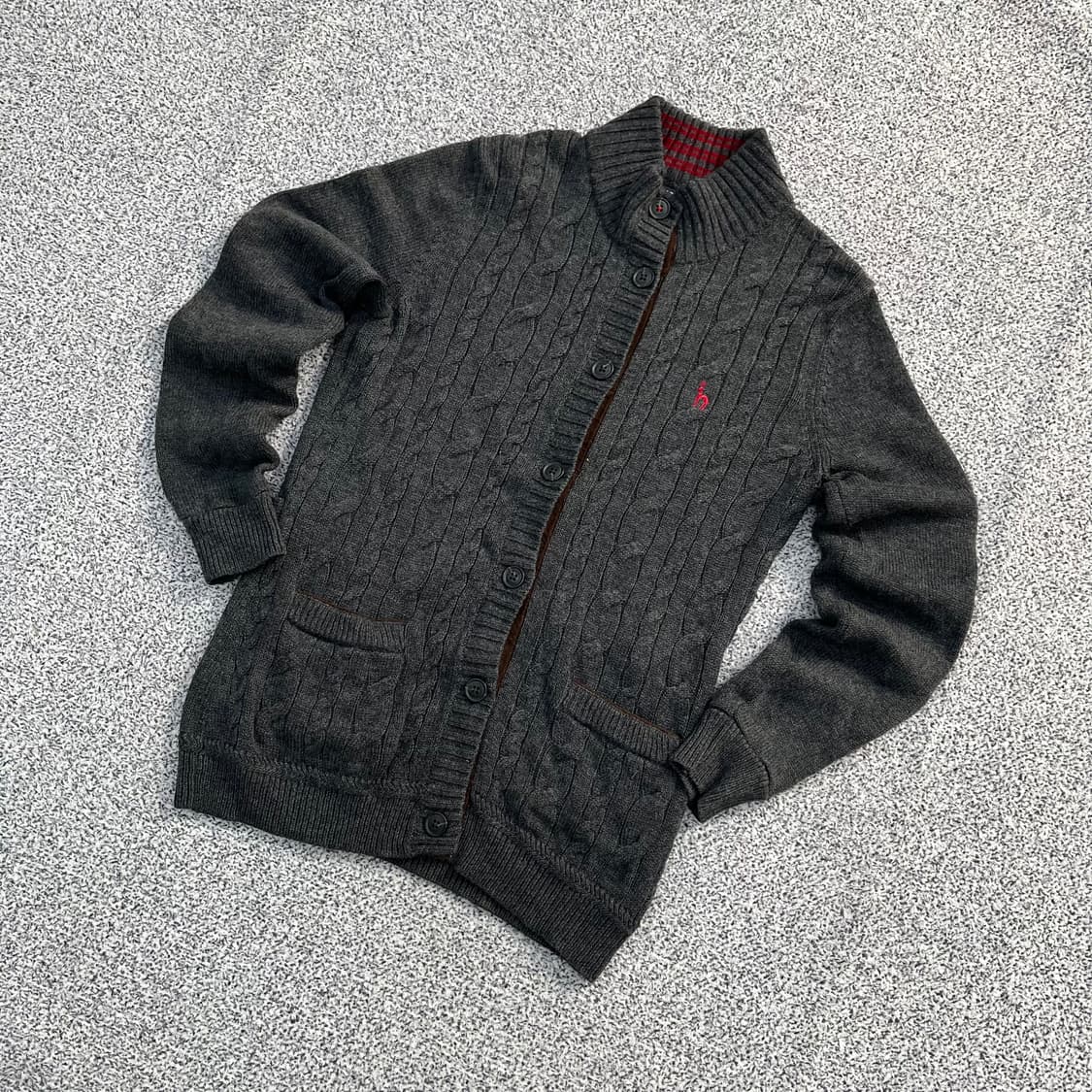 85 헤지스 케이블 니트 가디건 0320M 상품이미지1