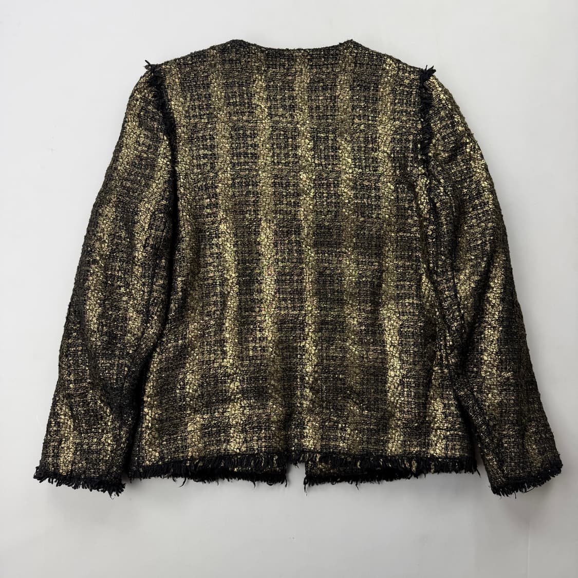 산드로 메탈릭 골든 트위드 자켓 상품이미지8