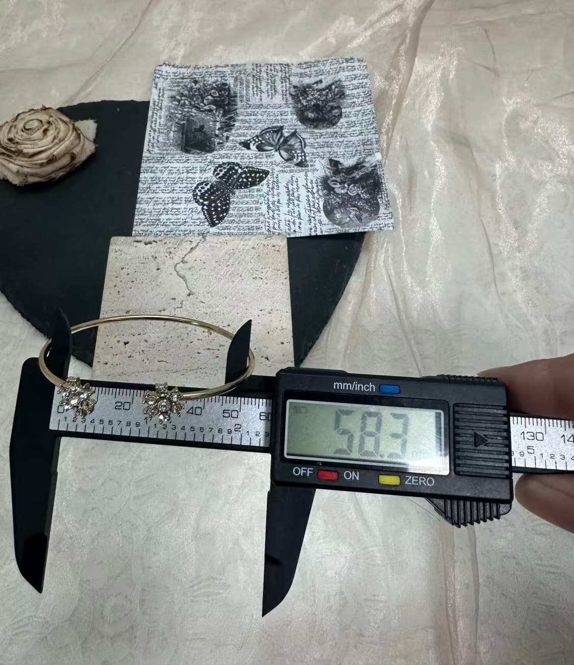 빈티지 플라워 오리엔탈 오픈 팔찌 상품이미지2