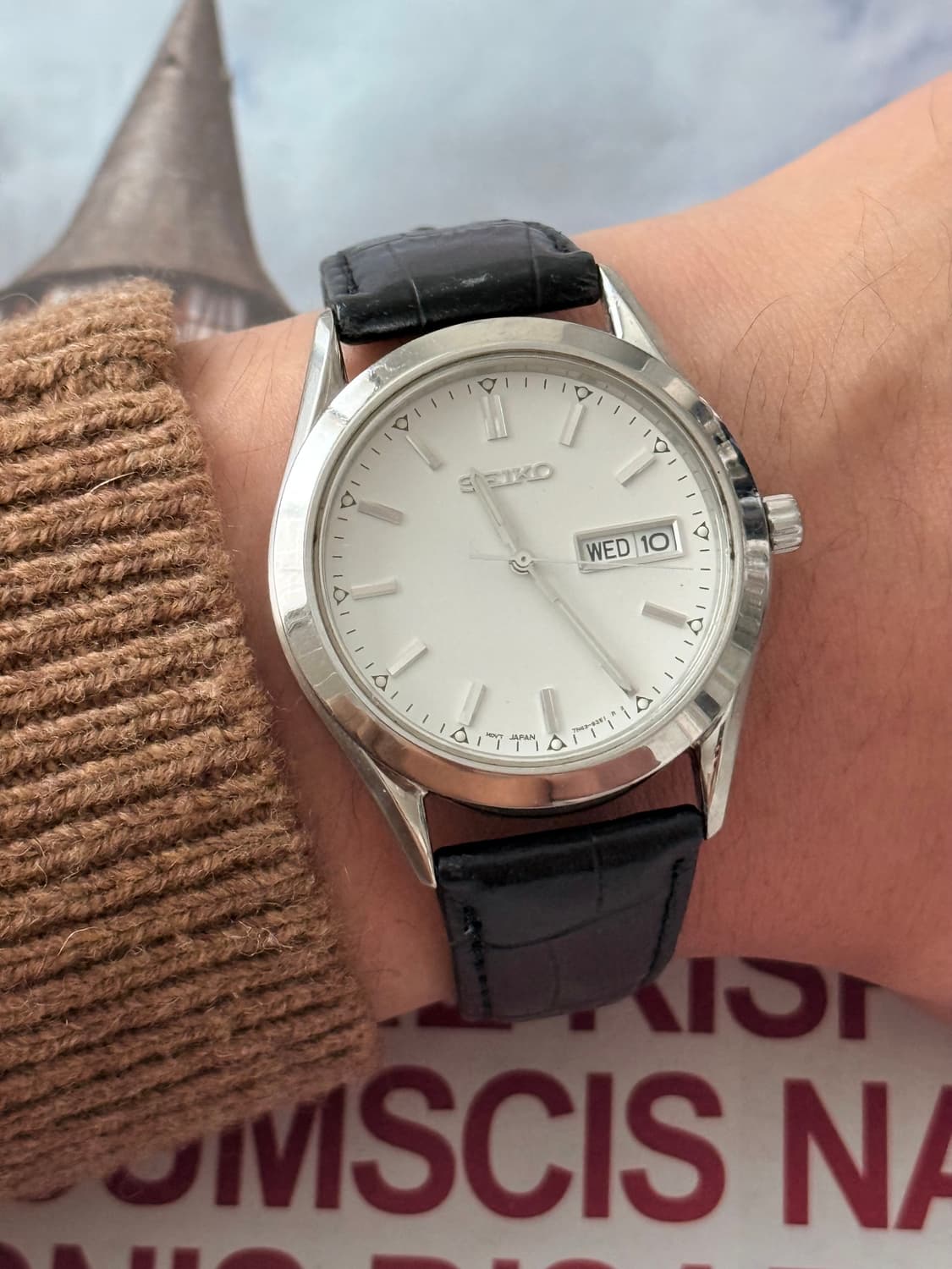  Seiko 세이코 쿼츠 Classic Day-Date 1999 상품이미지8