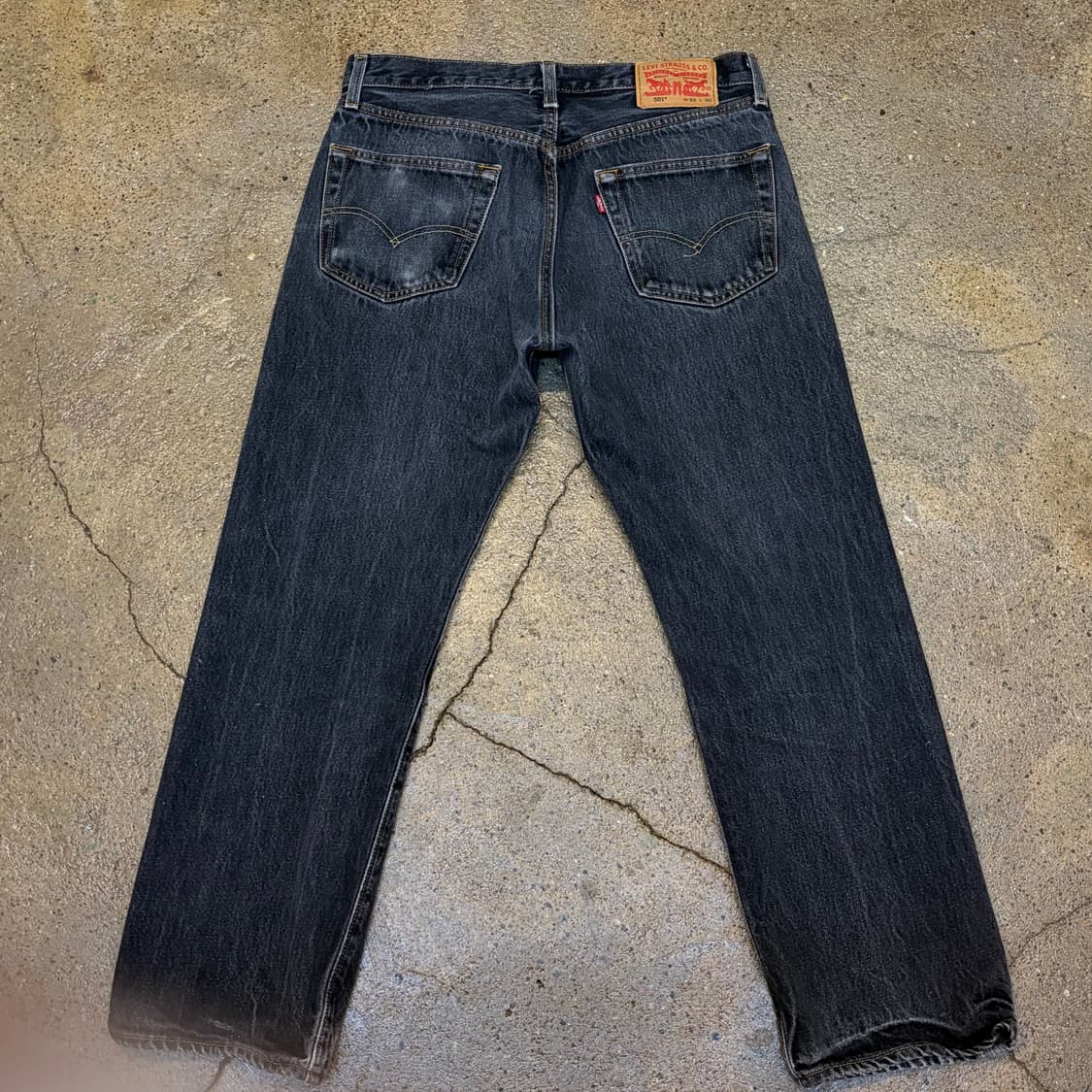 00s 미국 빈티지 리바이스 501 블랙진 청바지 상품이미지5