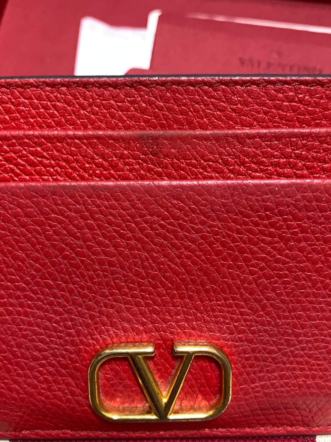 발렌티노 레드 카드지갑  상품이미지5
