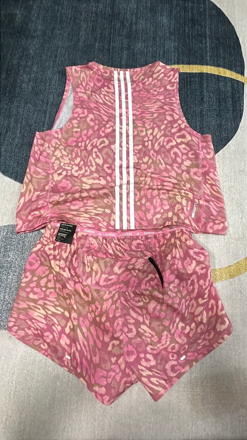 아디다스 Japanese vintage 호피 러닝 세트 갸루st y2k 상품이미지2