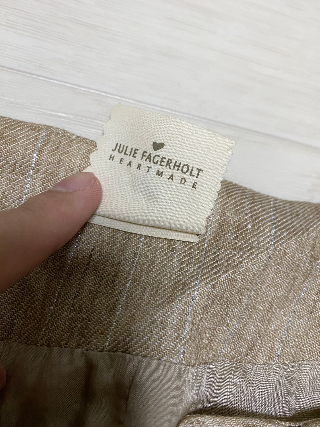 Julie Fagerholt Heartmade 린넨 베스트 상품이미지4