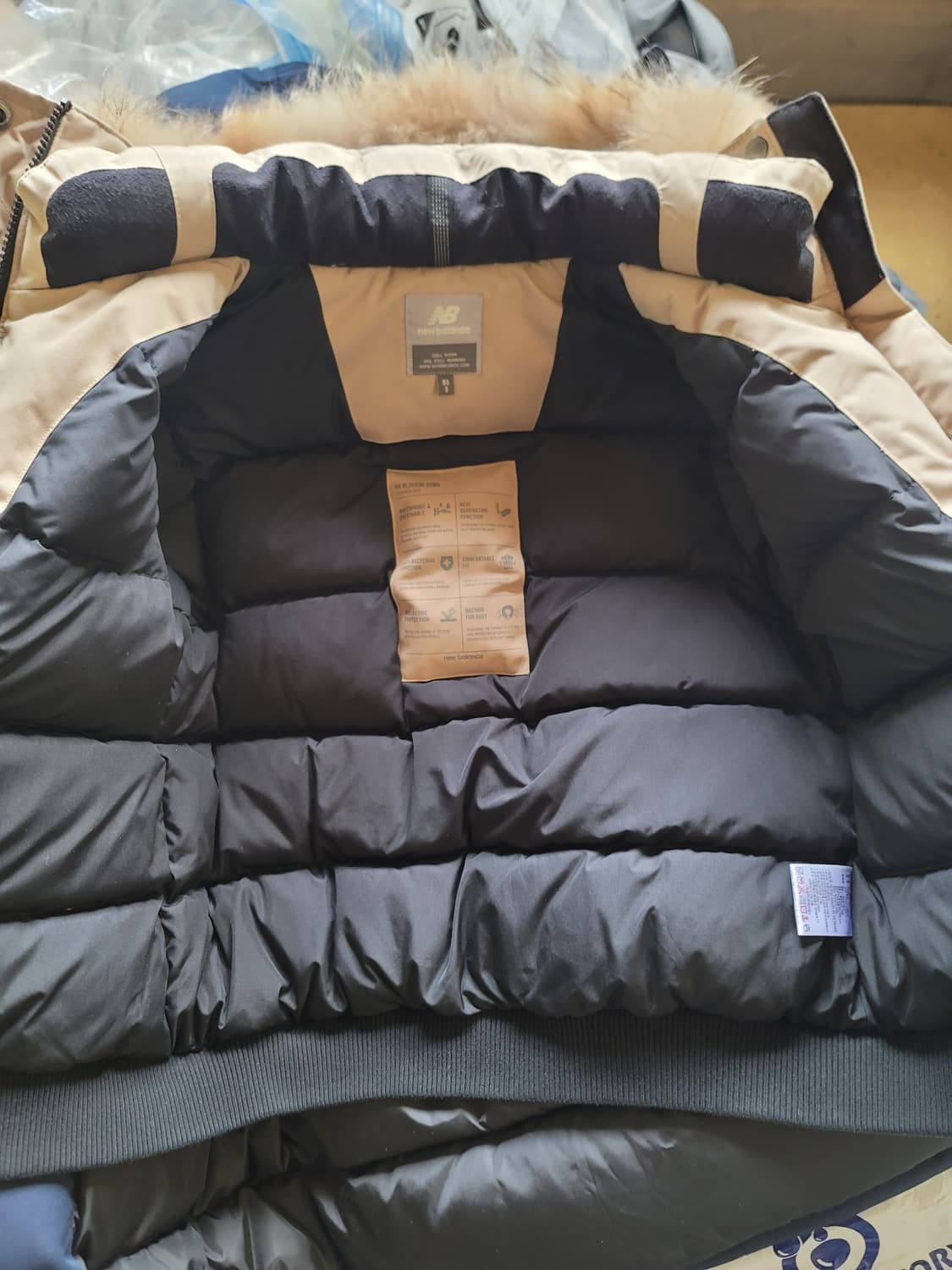 뉴발란스 다운패딩 사이즈 85/S 상품이미지7