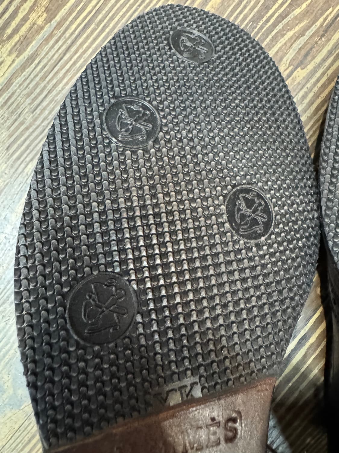 90's 에르메스 빈티지 레더 윙팁 240~245 상품이미지10