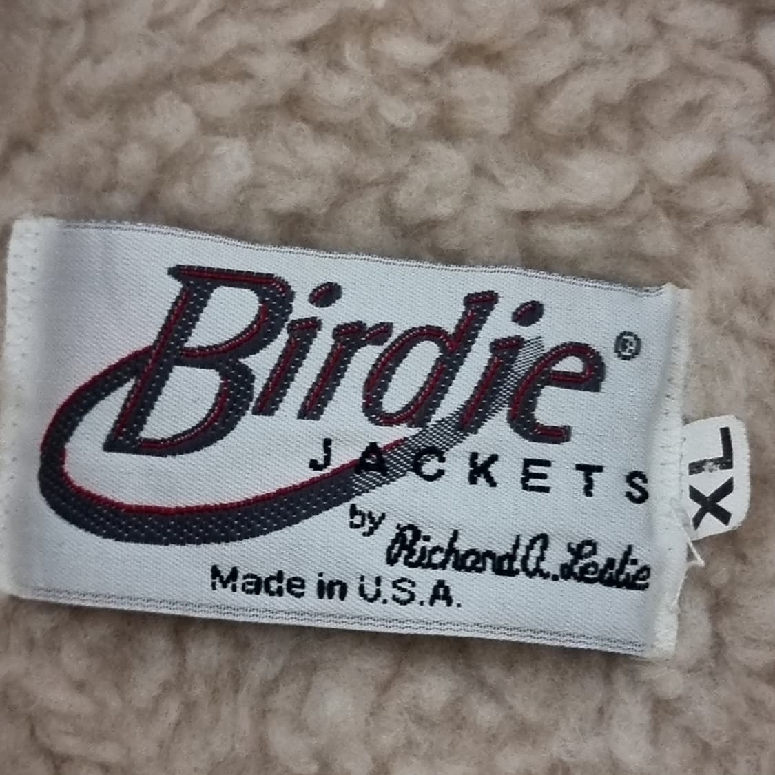 빈티지 usa 미제 Birdie 버디 블루 양털 코치 자켓(105 이상) 상품이미지5