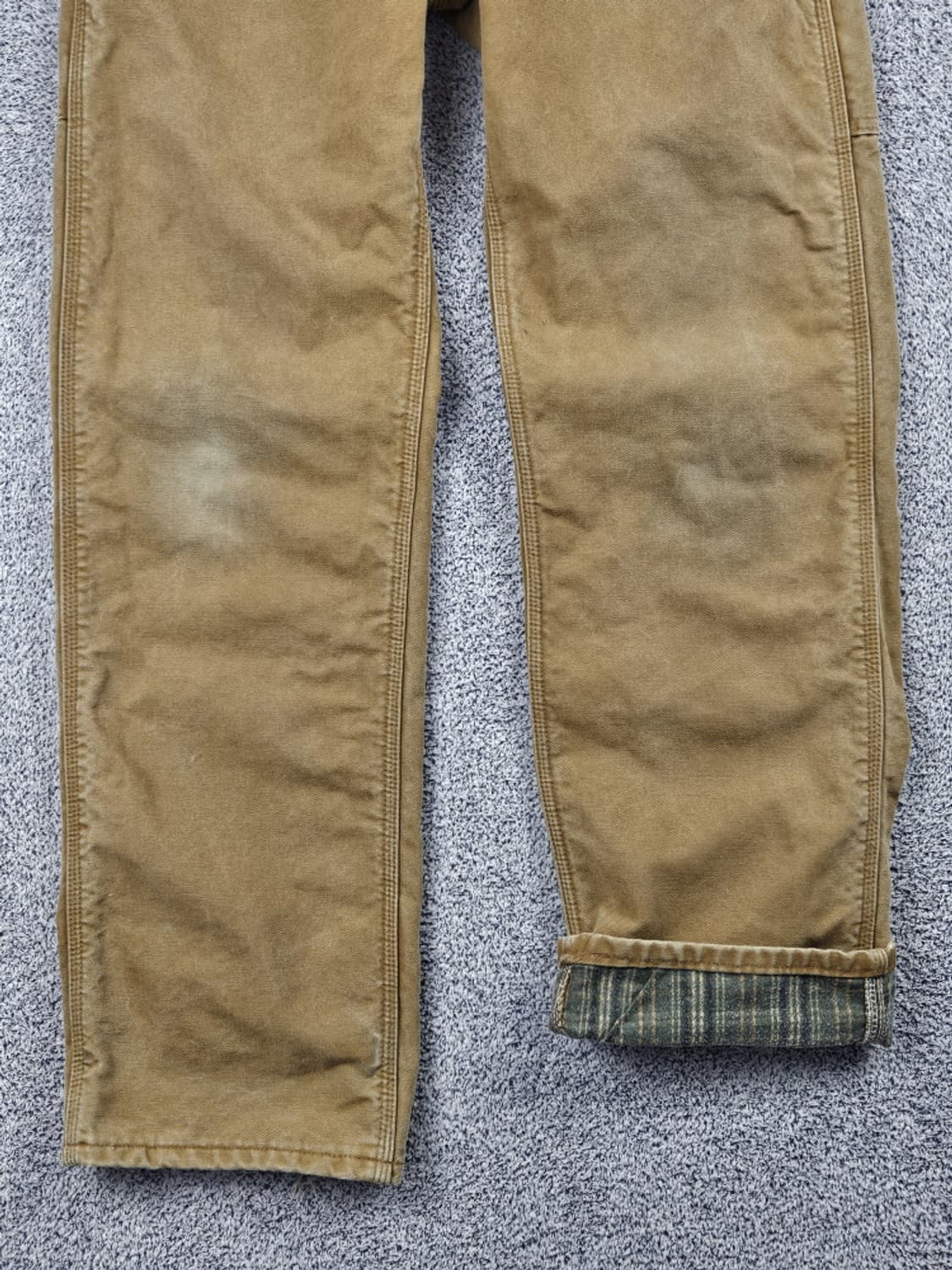 칼하트 헤비 플란넬 캔버스 카펜터 팬츠 ( 32 X 34 )/ 10046 상품이미지6