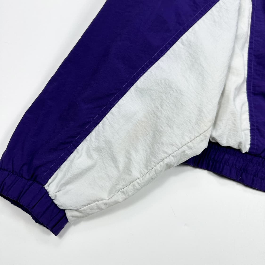 리복 레트로 퍼플 배색 바람막이 자켓 (XXL) 상품이미지5