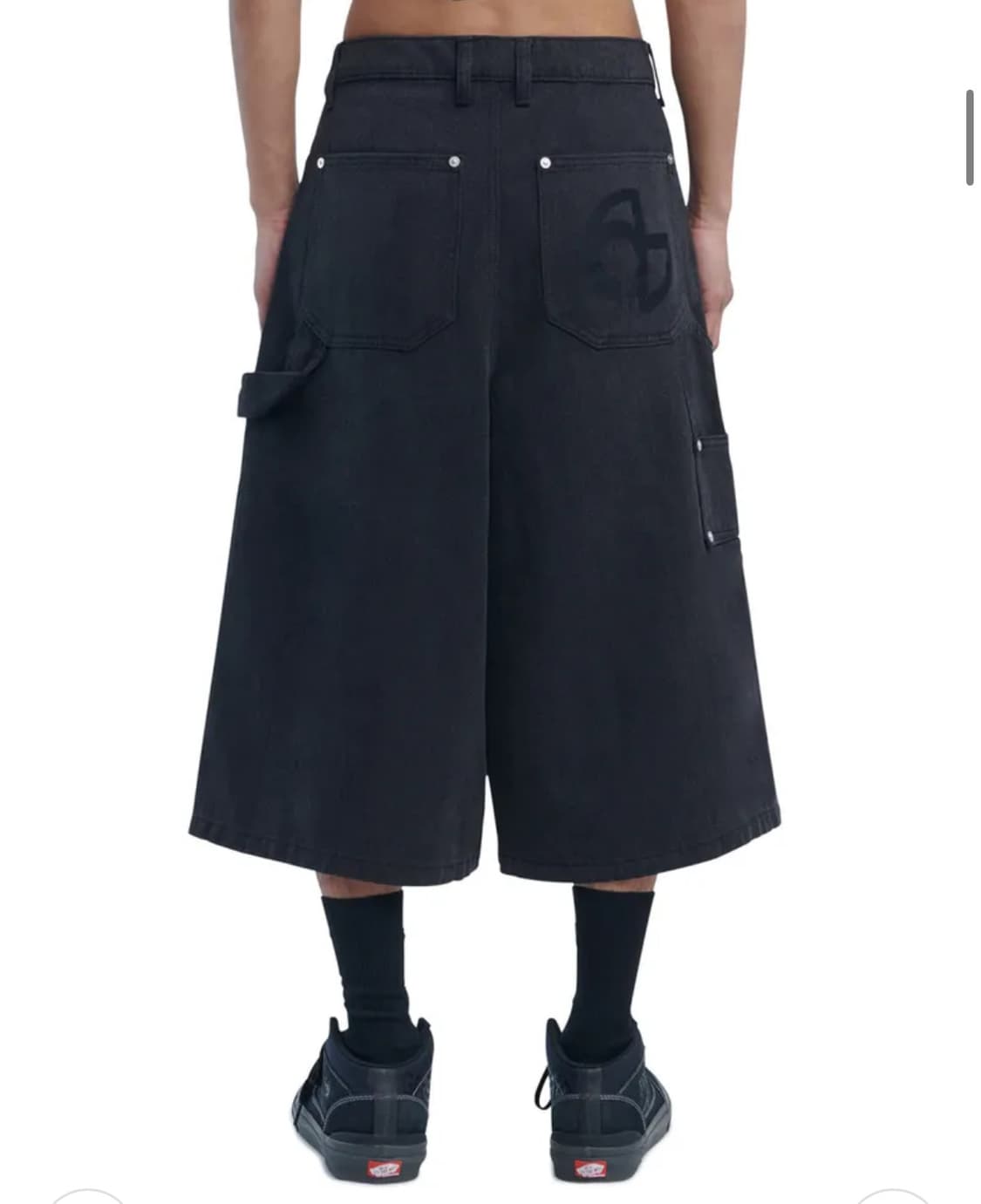 C.D.L BERMUDA PANTS - WASHED BLACK 상품이미지1