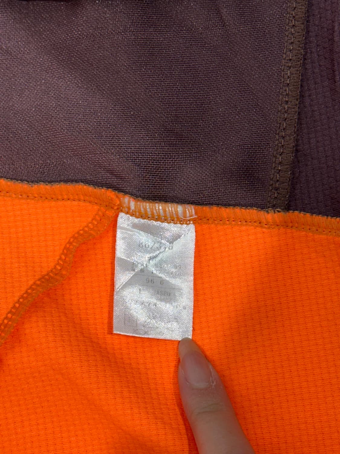 푸마 버건디 브라운 빅 로고 오렌지 오버핏 트랙탑 져지 L 상품이미지8