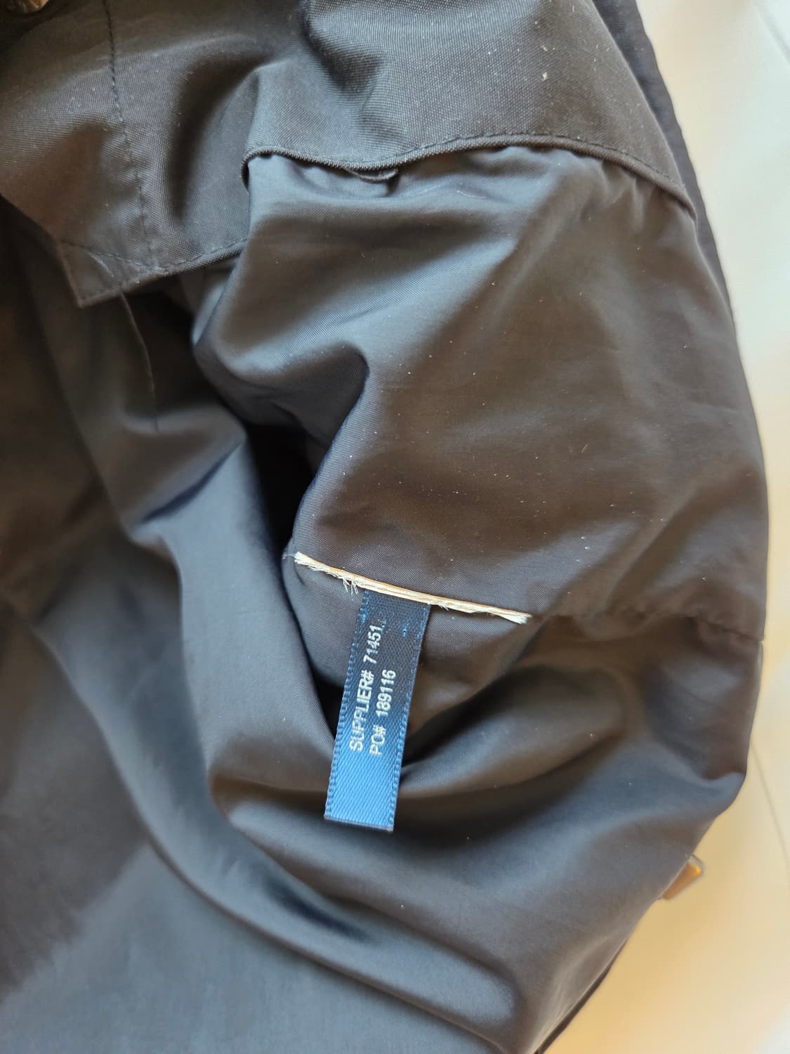 폴로 랄프로렌 블랙 레드포니 하이넥 스윙톱 재킷 상품이미지8