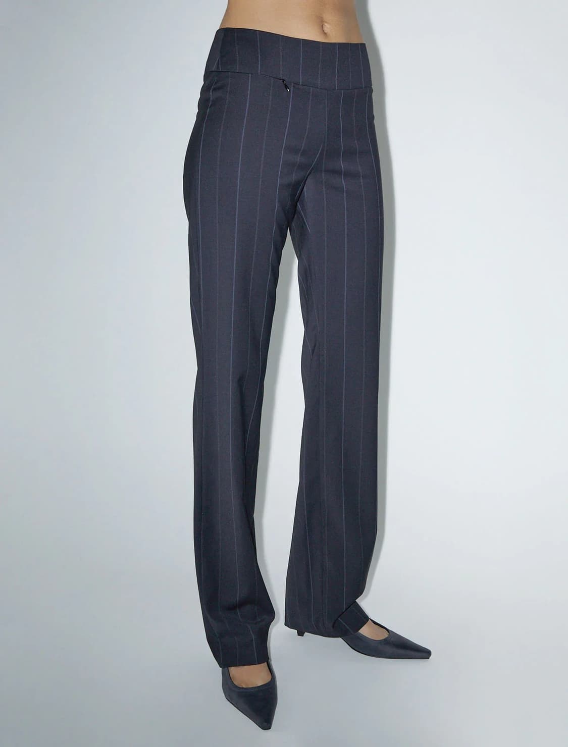 (36,38) 팔로마울 SABA 핀스트라이프 슬랙스 상품이미지1