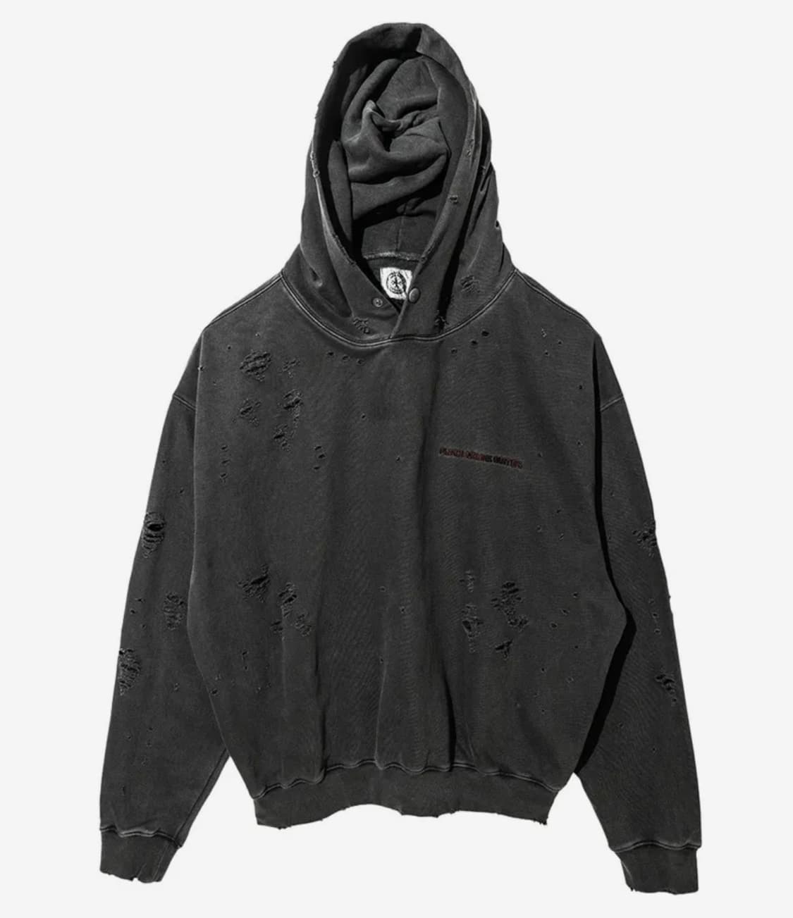 Damoim Garment Dyed Hoodie (CHARCOAL) 상품이미지1